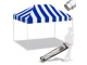 Stripe Bue/White